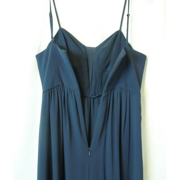 BCBG Generation Women's Navy Blue Cocktail Prom Evening Gown Dress Size 2 - Picture 9 of 12